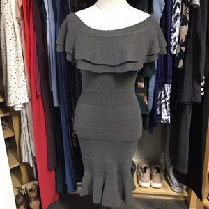 Off the shoulder midi dress